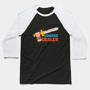 Damage Dealer Baseball T-Shirt
